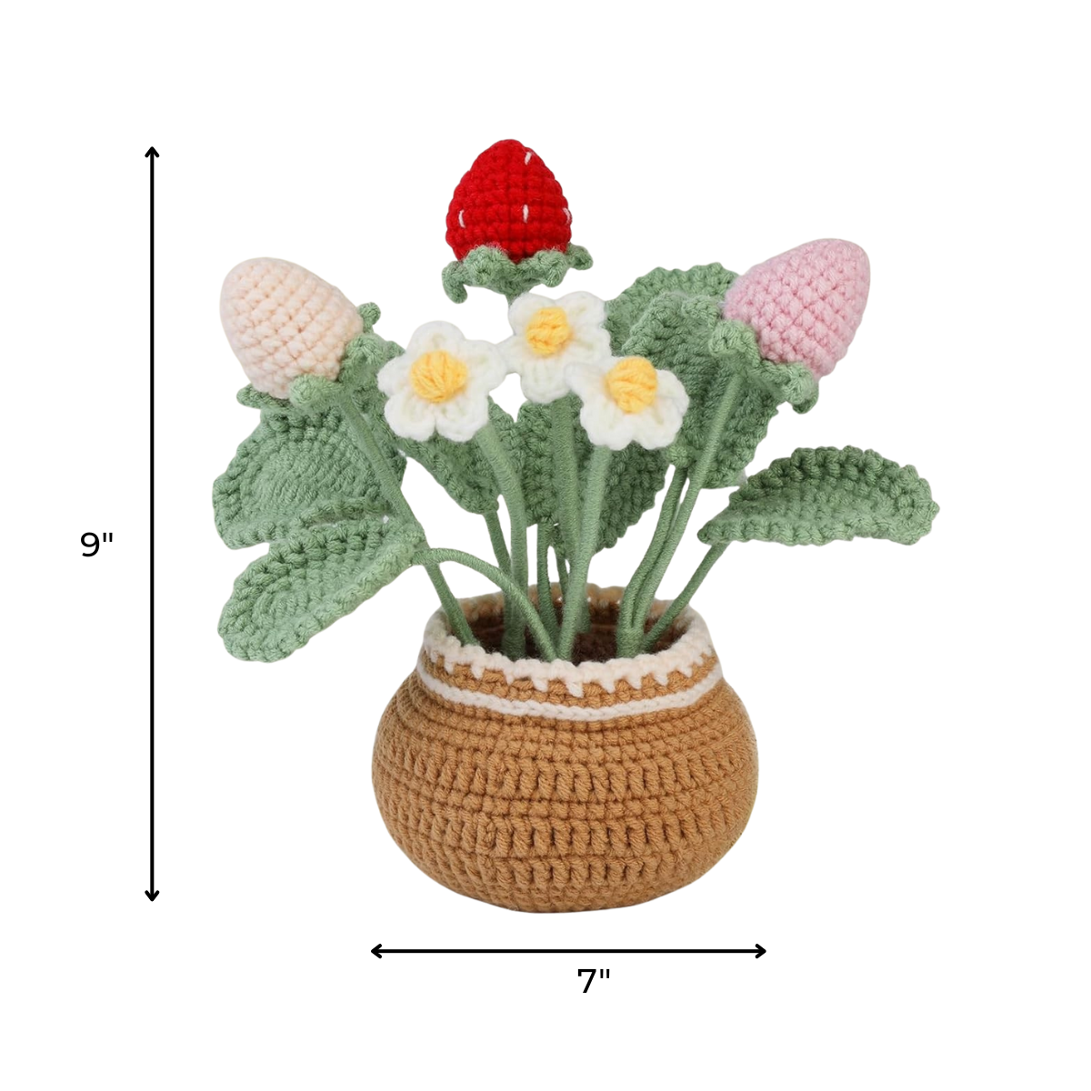 Crochet Strawberry Plant Kit
