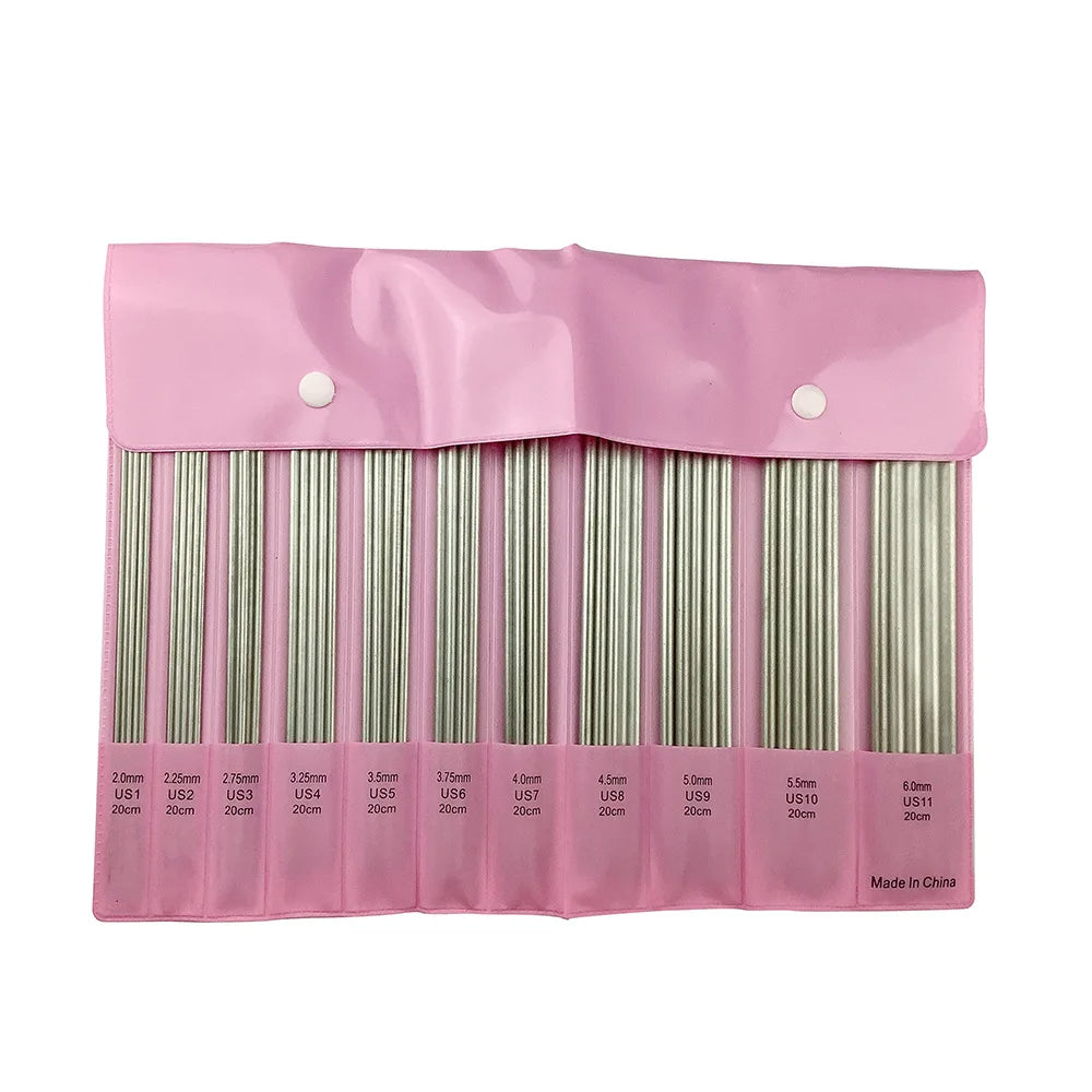 55 Pcs Double Pointed Knitting Needle Set