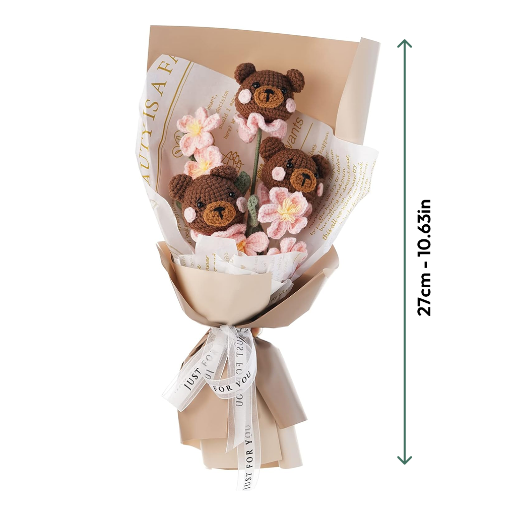 Bear Bouquet Crochet Kit