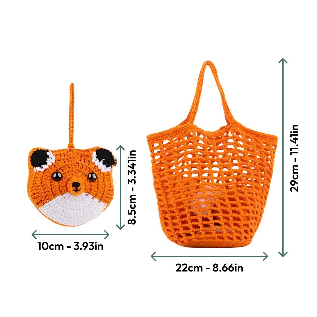 Fox Bag Crochet Kit