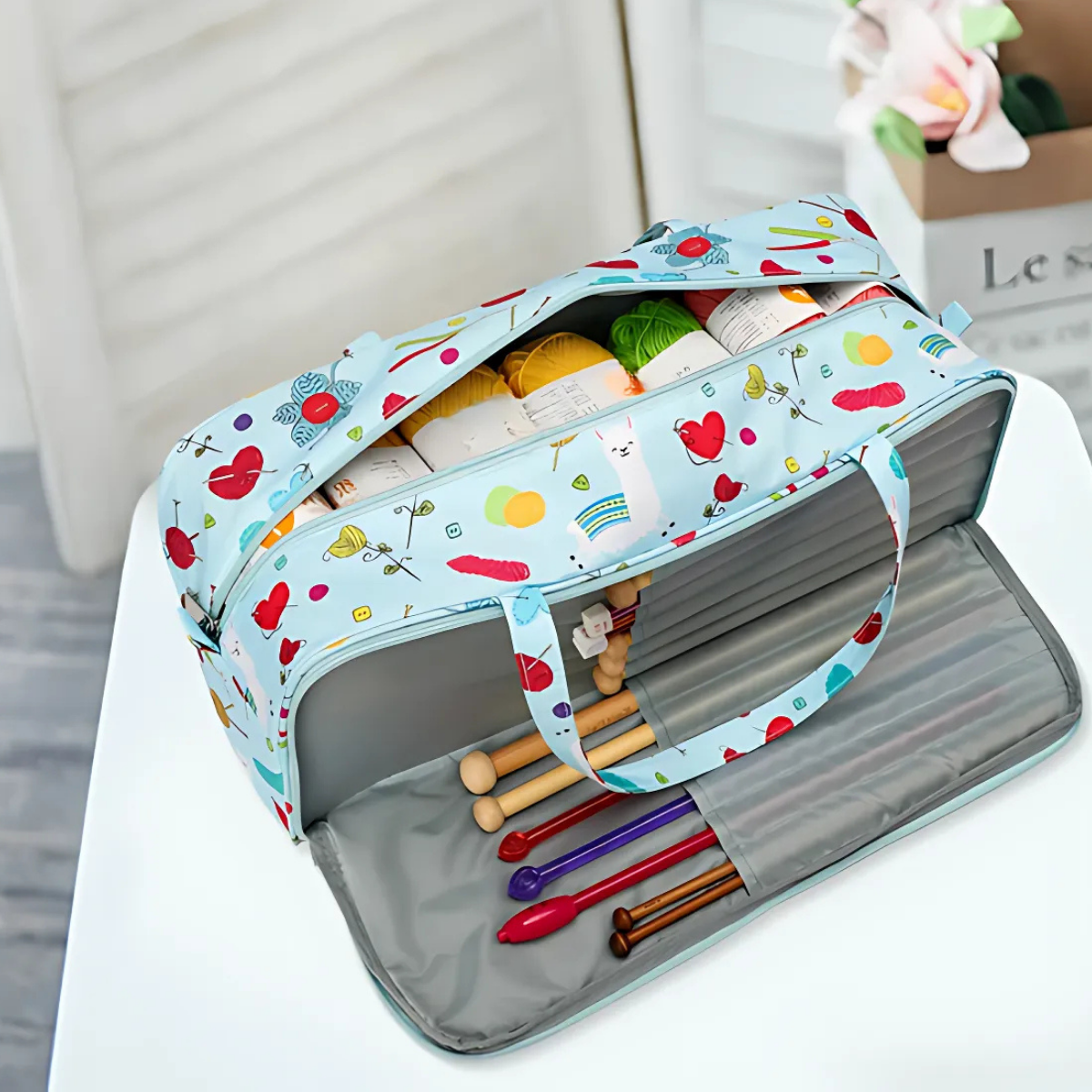 Knitting Bag Yarn Storage
