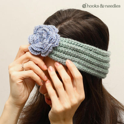 Frosted Petal Headband Crochet Pattern
