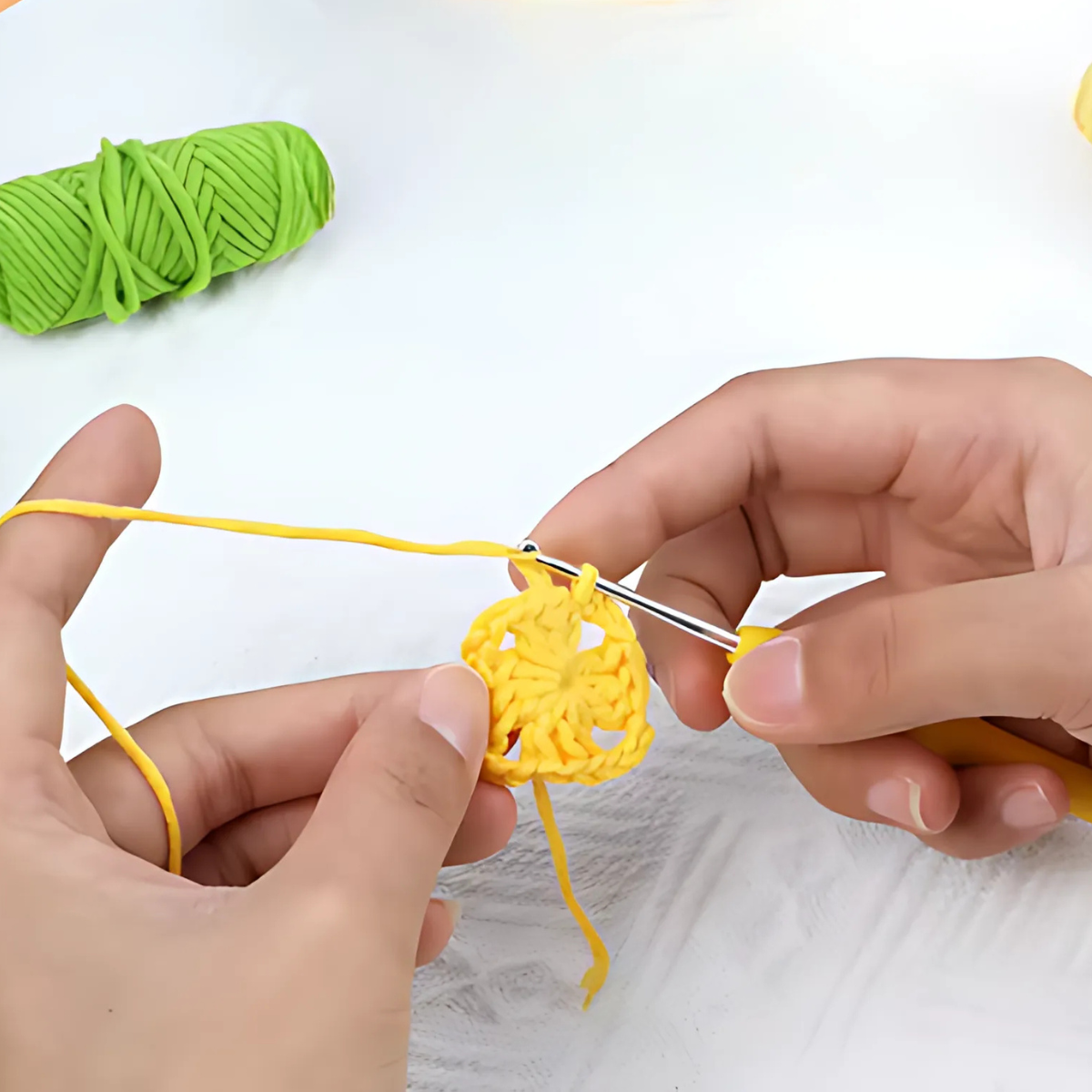 Crochet Flower Purse Kit