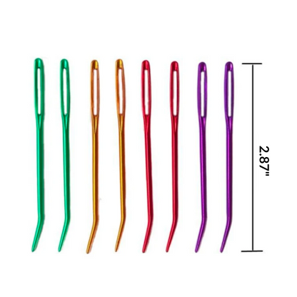 Bent Aluminum Tapestry Needles 8pcs