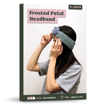 Frosted Petal Headband Crochet Pattern