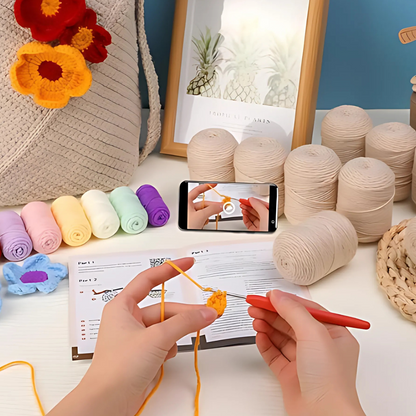 Bohemian Crochet Tote Bag Kit