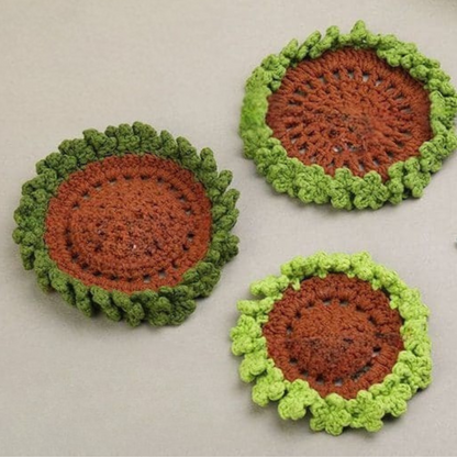 Plant Crochet Coaster Kit
