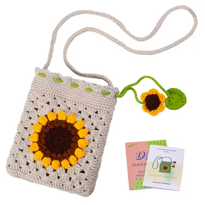 sunflower-crochet-bag-kit
