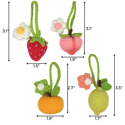 Crochet Fruits Kit 4pcs