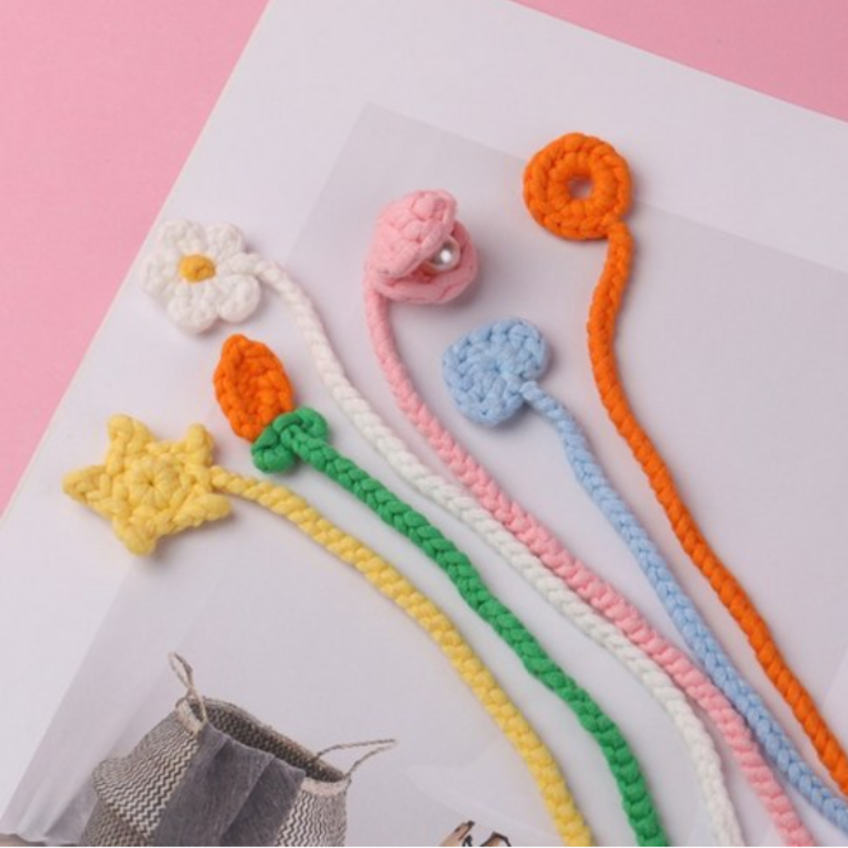Cute Animal Crochet Bookmark Kit
