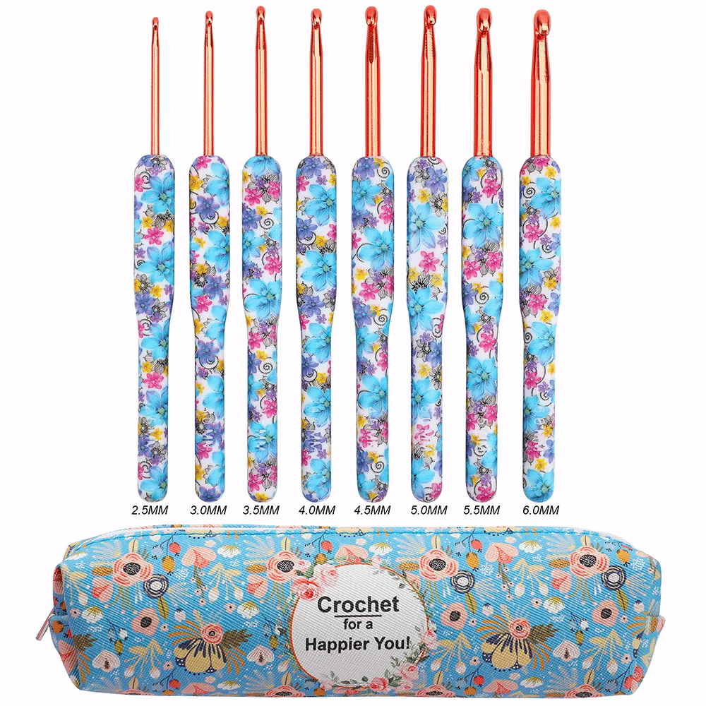 Delux Ergonomic crochet hook set