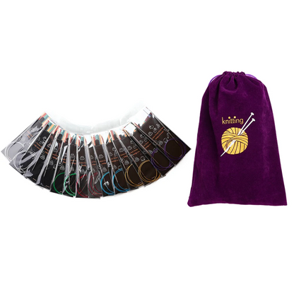 Stainless Steel Knitting Needle Set