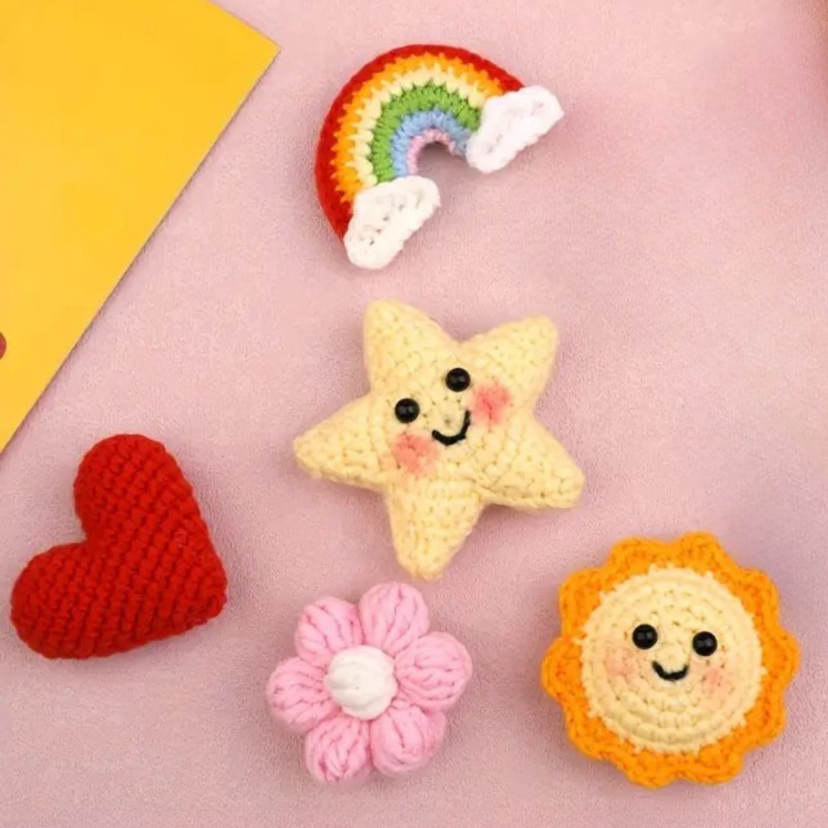 Crochet Keychain Kit 4pcs