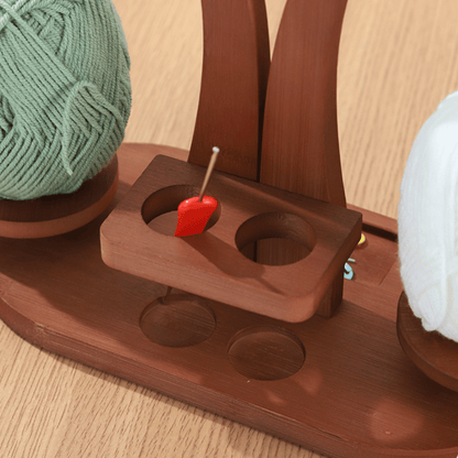 Double Yarn Spinner Stand with Tool Storage