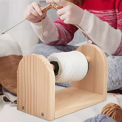 Wooden Yarn Dispenser