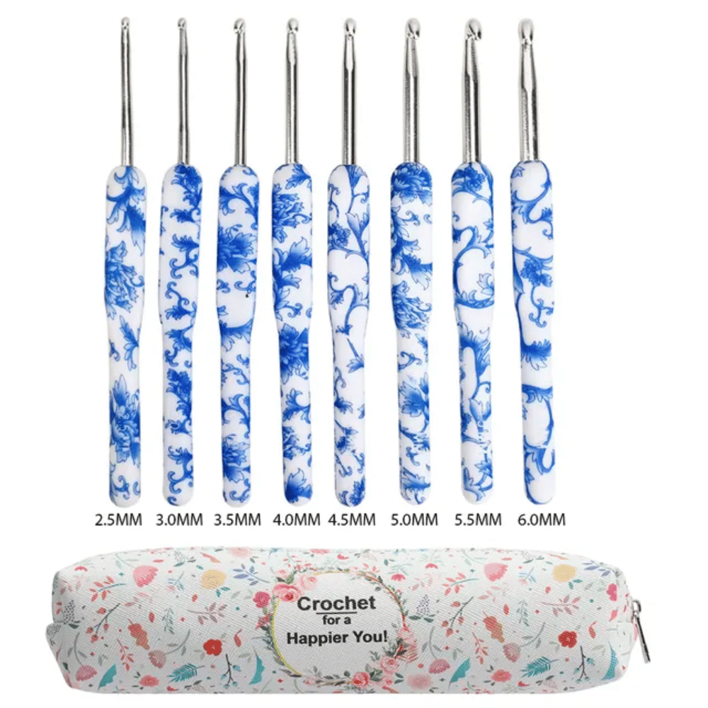 Delux Ergonomic crochet hook set