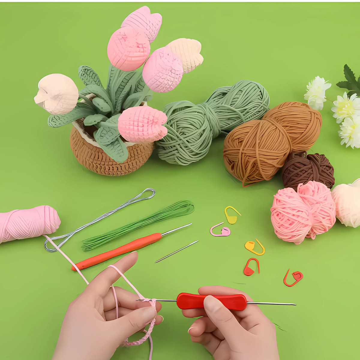 Crochet Tulip Kit