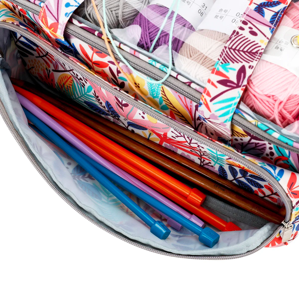 Crochet Knitting Bag Organizer