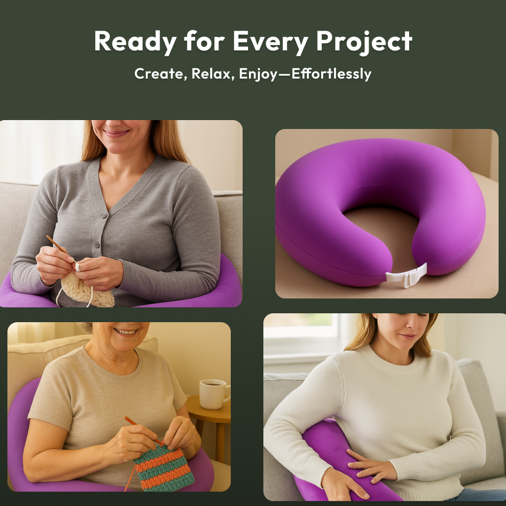 Crochet & Knit Back Support Pillow