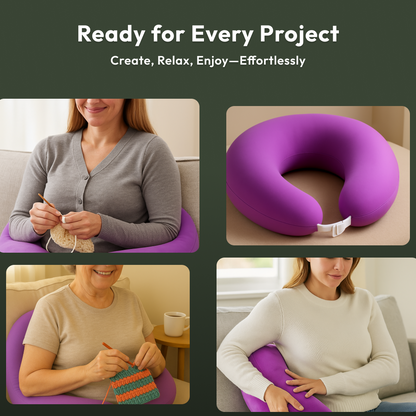 Crochet & Knit Back Support Pillow