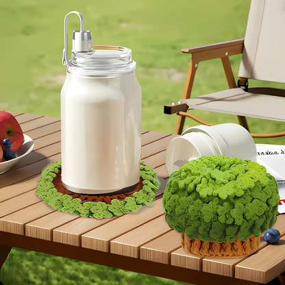 Plant Crochet Coaster Kit