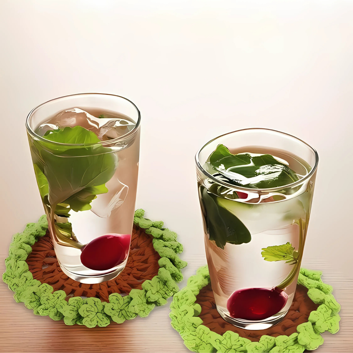 Plant Crochet Coaster Kit