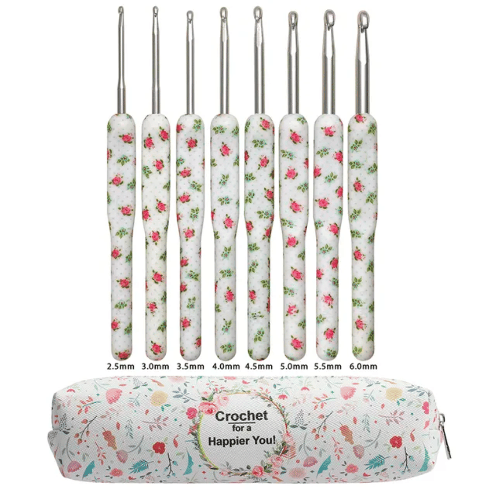 Delux Ergonomic crochet hook set