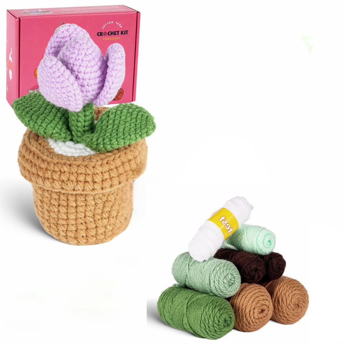 Tulip Crochet Storage Box Kit