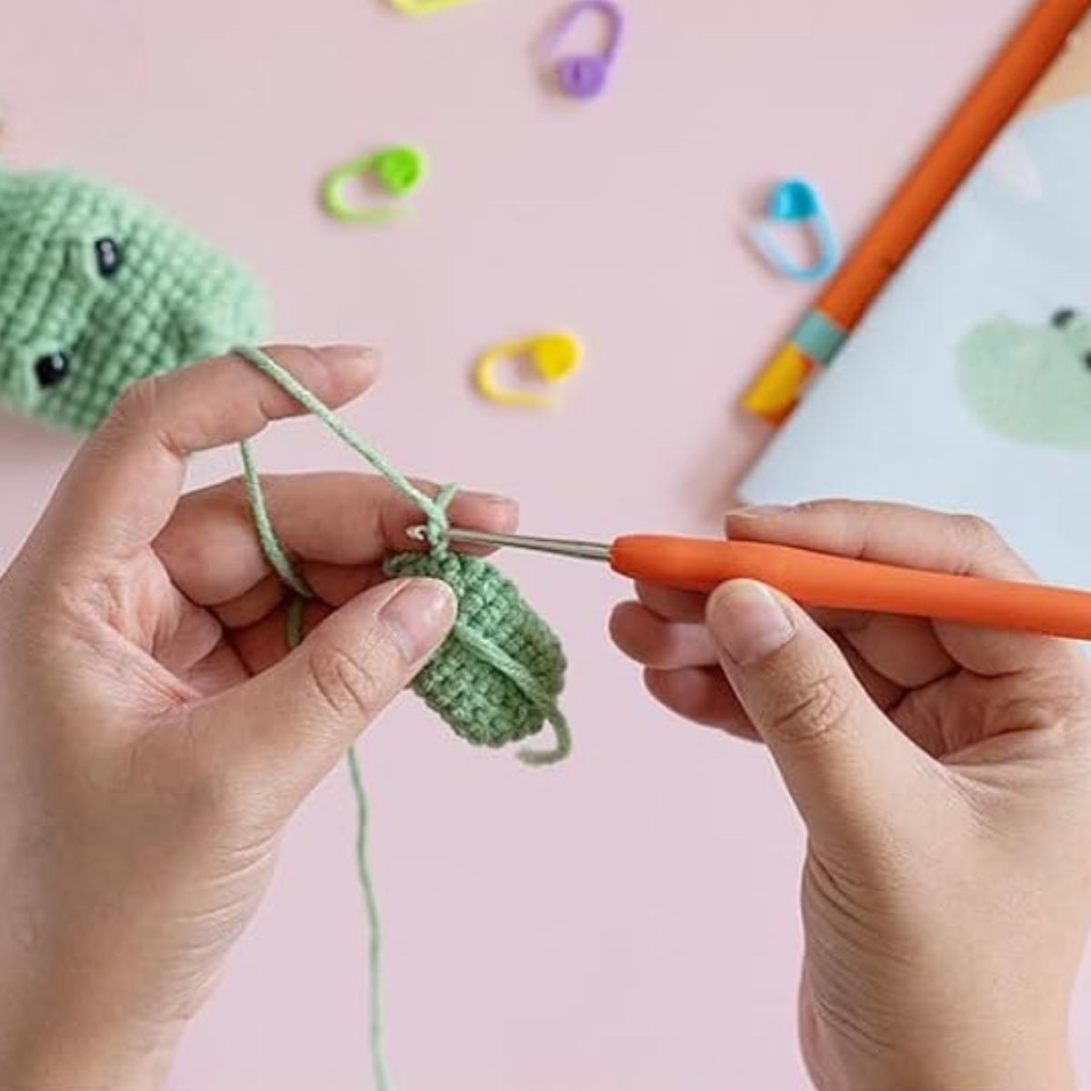 Crochet Crocodile Kit 2pcs