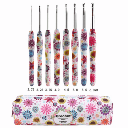 Delux Ergonomic crochet hook set