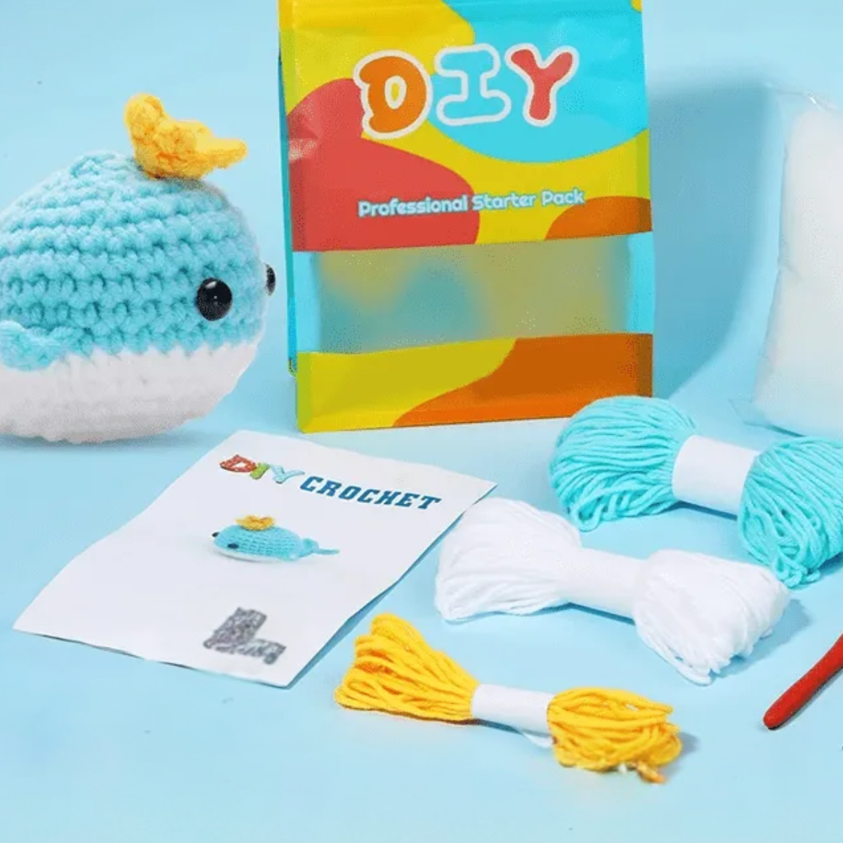 Crochet Whale Kit 2pcs