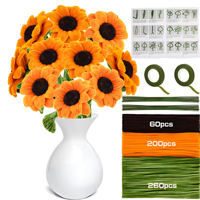 sunflower-crochet-kit