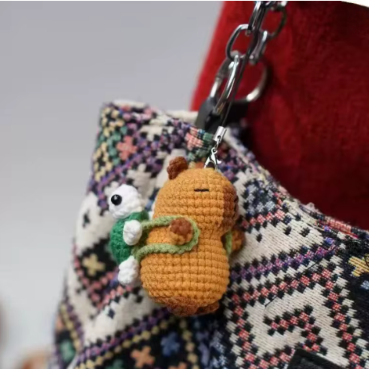 Capybara with Tortoise Crochet  Kit