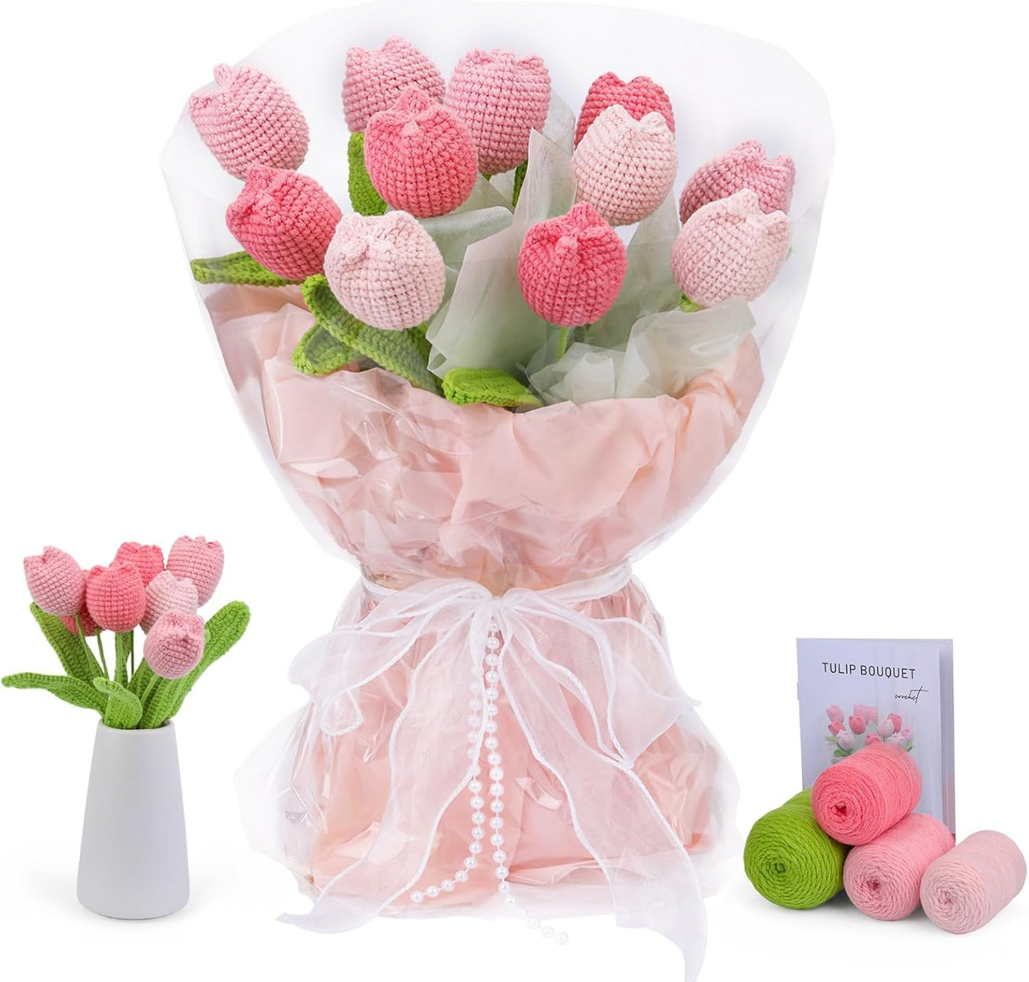 Crochet Tulip Bouquet Kit