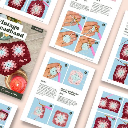 Vintage Headband Crochet Pattern