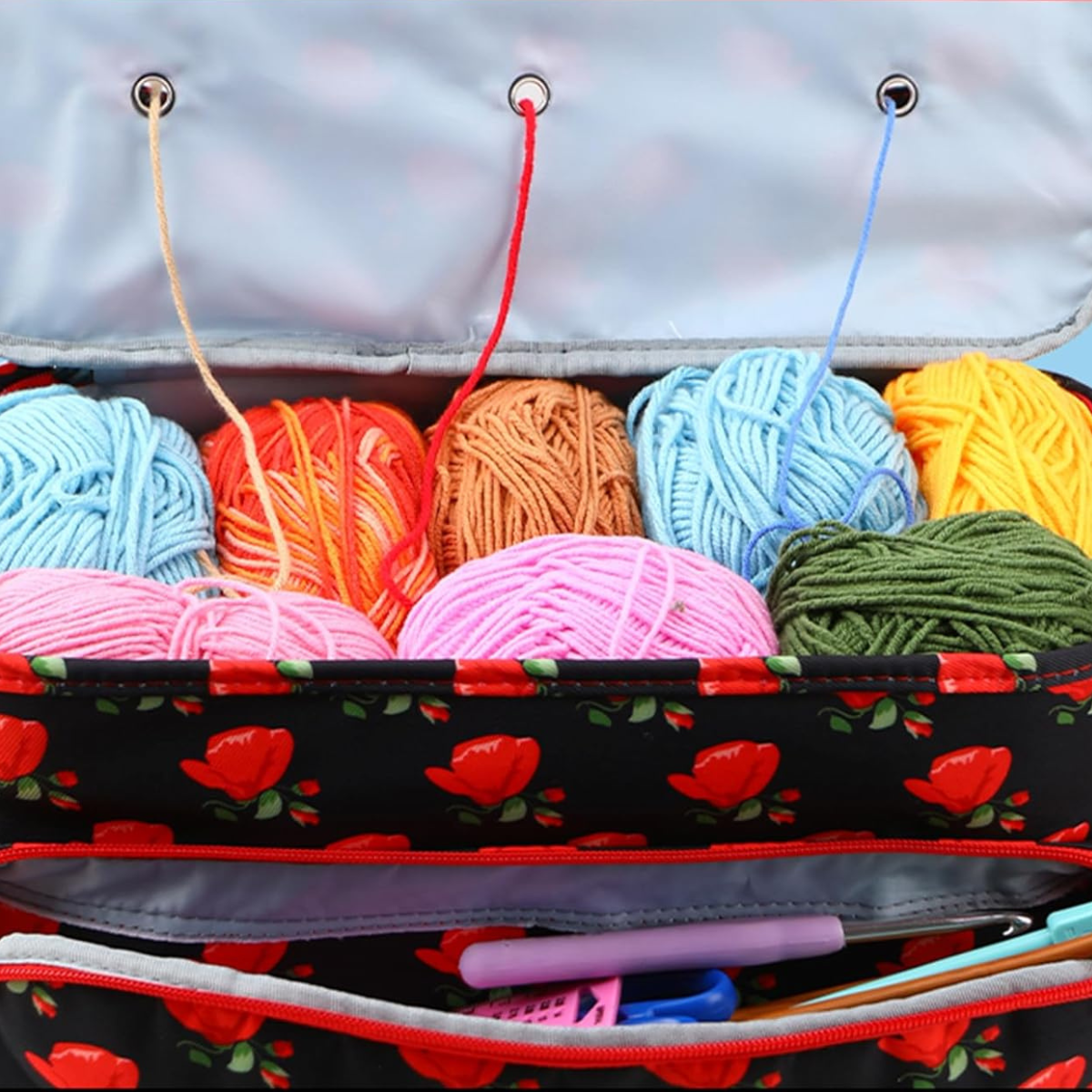 Knitting Bag: Yarn Storage Organizer
