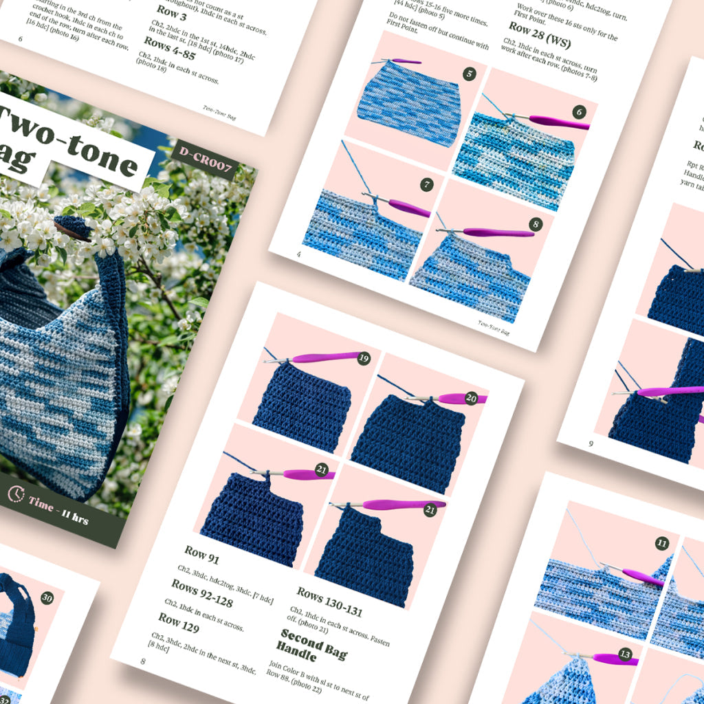 Two-Tone Bag Crochet Pattern