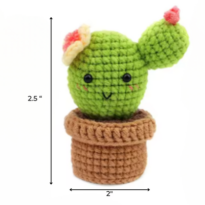 Crochet Cactus Kit 3pcs