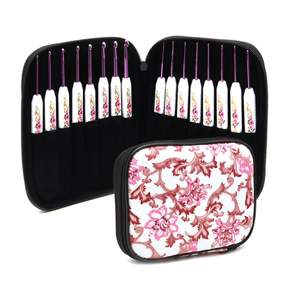 Crochet Hook Set 16 Pcs with Case