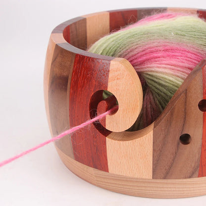 Handmade Wooden Yarn Bowl