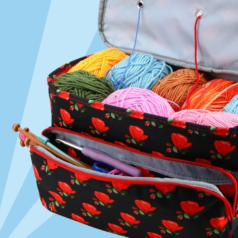 Knitting Bag: Yarn Storage Organizer