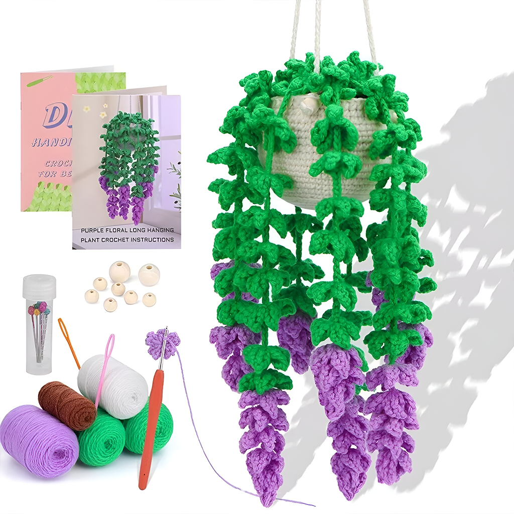 Wisteria Flower Crochet Kit