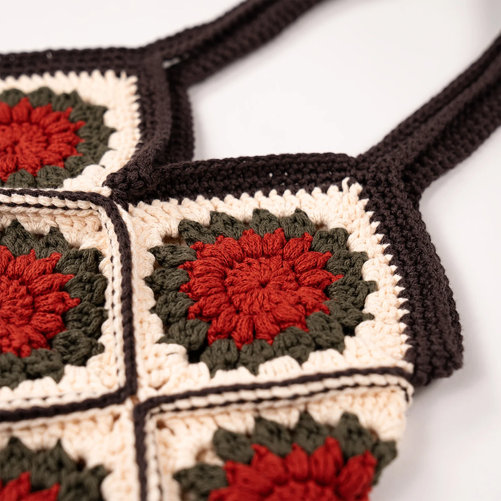 Granny Square Tote Bag Crochet Kit