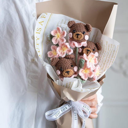 Bear Bouquet Crochet Kit