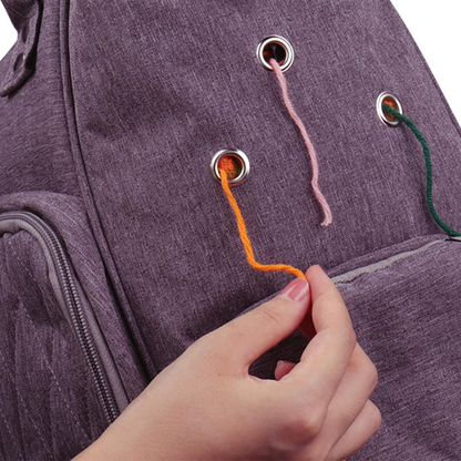 Knitting and Crochet Organizer Backpack