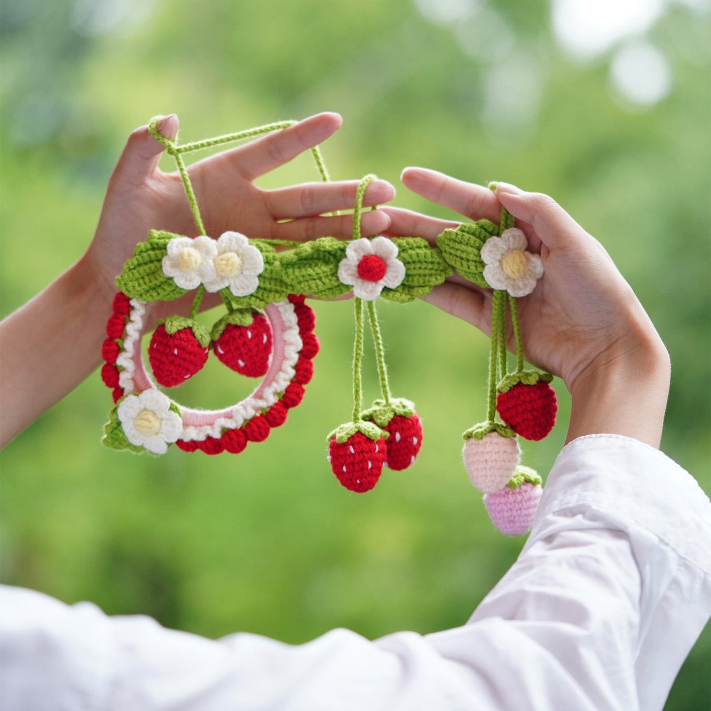 Crochet Strawberry Kit