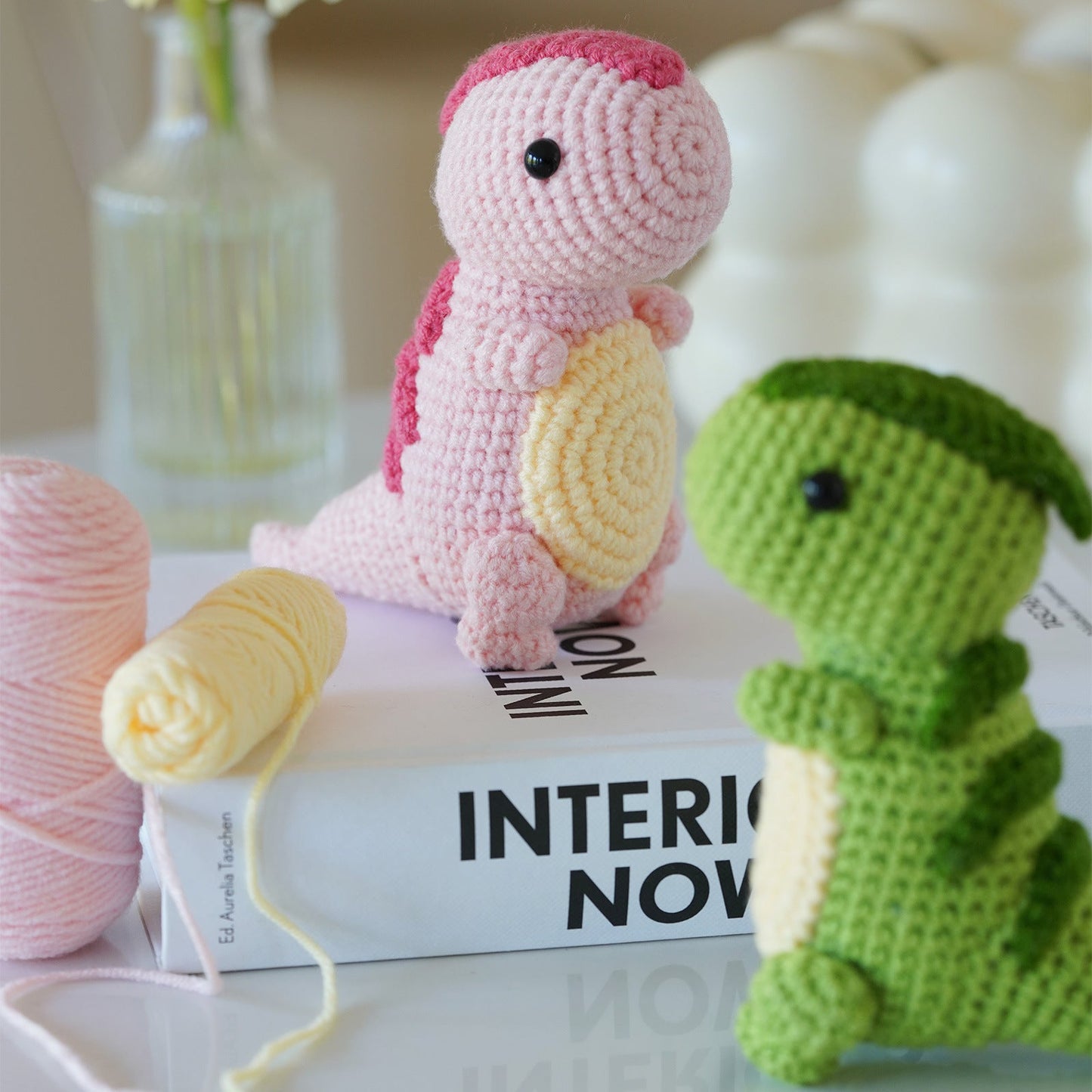 Crochet Dinosaur Kit 2pcs