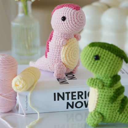 Crochet Dinosaur Kit 2pcs