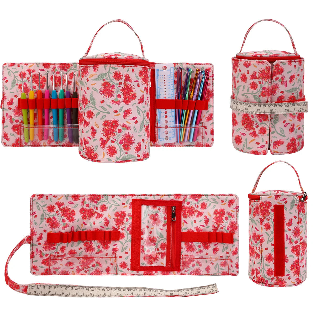 Compact Knitting Bag: Yarn Storage Organizer – Hooks & Needles INT