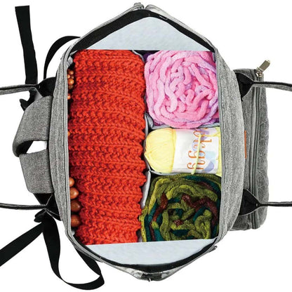 Knitting and Crochet Organizer Backpack